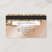 Creditcard styling Driving Gold Visitekaartje (Achterkant)