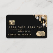 Creditcard styling Driving Gold Visitekaartje (Voorkant)