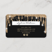 Creditcard styling Driving Gold Visitekaartje (Achterkant)