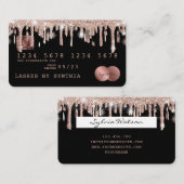 Creditcard styling Driving Gold Visitekaartje (Voorkant / Achterkant)