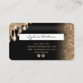 Creditcard styling Driving Gold Visitekaartje (Achterkant)