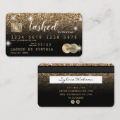 Creditcard styling Driving Gold Visitekaartje (Voorkant / Achterkant)