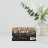 Creditcard styling Driving Gold Visitekaartje (Staand voorkant)