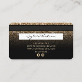 Creditcard styling Driving Gold Visitekaartje (Achterkant)