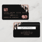 Creditcard styling Driving Gold Visitekaartje (Voorkant / Achterkant)