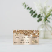 Creditcard styling Driving Gold Visitekaartje (Staand voorkant)