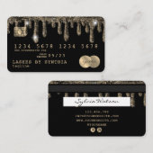 Creditcard styling Driving Gold Visitekaartje (Voorkant / Achterkant)