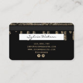 Creditcard styling Driving Gold Visitekaartje (Achterkant)