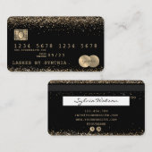Creditcard styling Driving Gold Visitekaartje (Voorkant / Achterkant)