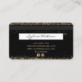 Creditcard styling Driving Gold Visitekaartje (Achterkant)