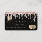 Creditcard styling Driving Gold Visitekaartje (Voorkant)