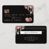Creditcard styling Driving Gold Visitekaartje (Voorkant / Achterkant)