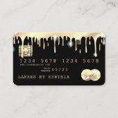 Creditcard styling Driving Gold Visitekaartje (Voorkant)