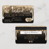 Creditcard styling Driving Gold Visitekaartje (Voorkant / Achterkant)