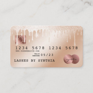 Creditcard styling Driving Gold Visitekaartje