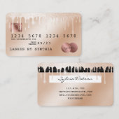 Creditcard styling Driving Gold Visitekaartje (Voorkant / Achterkant)