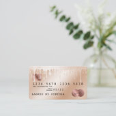 Creditcard styling Driving Gold Visitekaartje (Staand voorkant)