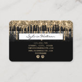 Creditcard styling Driving Gold Visitekaartje (Achterkant)