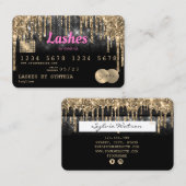 Creditcard styling Driving Gold Visitekaartje (Voorkant / Achterkant)