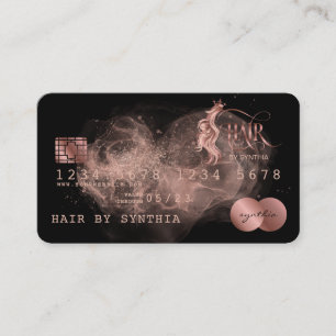 Creditcard stylist Roos Gold Hair Visitekaartje