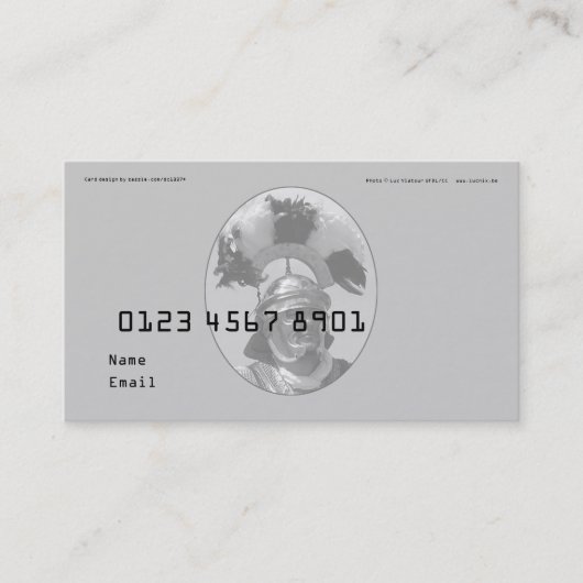 Creditcard Visitekaartje (Voorkant)