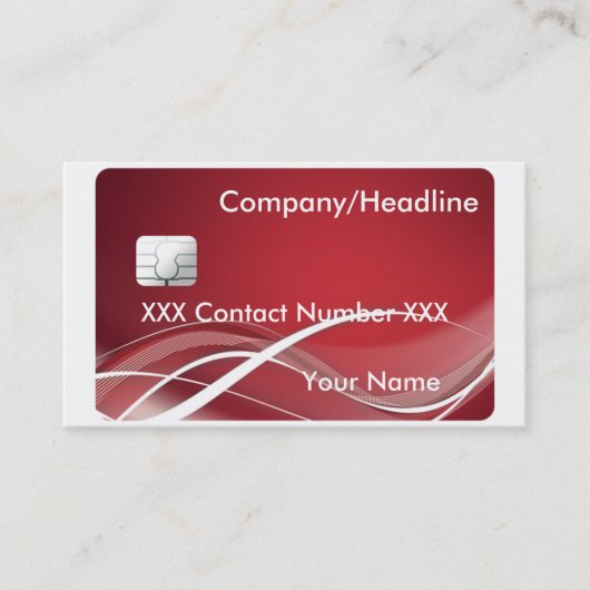 Creditcard Visitekaartje (Voorkant)