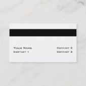 Creditcard Visitekaartje (Achterkant)
