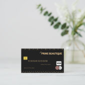 Creditcard Visitekaartje bevestigen (Staand voorkant)