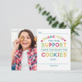 Creditcard voor cookie Verkoop (Staand voorkant)