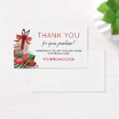 Creditcard voor speciale promotiecode visitekaartje (Bureau)