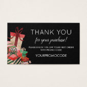 Creditcard voor speciale promotiecode visitekaartje (Voorkant)