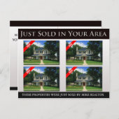 Creditcard voor verkochte objecten briefkaart (Voorkant / Achterkant)