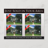 Creditcard voor verkochte objecten briefkaart (Voorkant)