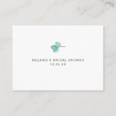 Creditcard voor winnend Vrijgezellenfeest Informatiekaartje (Achterkant)