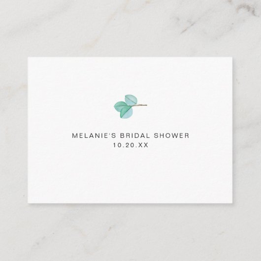 Creditcard voor winnend Vrijgezellenfeest Informatiekaartje (Achterkant)