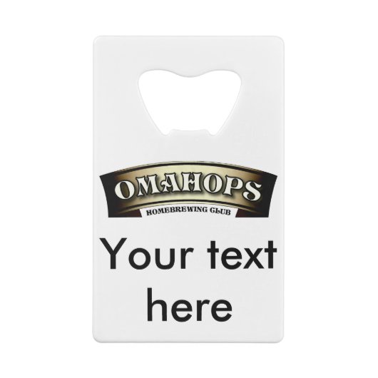 Creditcardformaat flesopener creditkaart flessenopener (Achterkant)