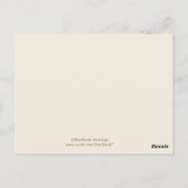 Creditcardgegevens ontvangen briefkaart (Achterkant)