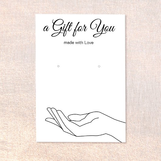 Creditcardhouder ontvangen visitekaartje