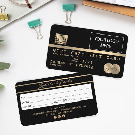 Creditcardkaartencertificaat Logo toevoegen Visitekaartje