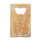  creditcardnummer Franse winkel ontvangen Creditkaart Flessenopener (Achterkant)