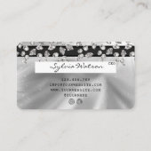 Creditcardstijl Silver Diamond Visitekaartje (Achterkant)