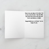 Creditering gefeliciteerd niet meer per maand kaart (Binnen)