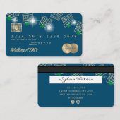 Crediteringsgeld van de Kaart dat in geldautomaten Visitekaartje (Voorkant / Achterkant)