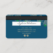 Crediteringsgeld van de Kaart dat in geldautomaten Visitekaartje (Achterkant)