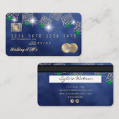 Crediteringsgeld van de Kaart dat in geldautomaten Visitekaartje (Voorkant / Achterkant)