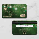 Crediteringsgeld van de Kaart dat in geldautomaten Visitekaartje (Voorkant / Achterkant)