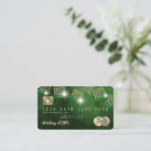 Crediteringsgeld van de Kaart dat in geldautomaten Visitekaartje (Staand voorkant)