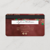 Crediteringsgeld van de Kaart dat in geldautomaten Visitekaartje (Achterkant)