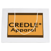 Crediteringstas met groot glanzend cadeau cadeauzakje (Voorkant)
