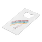 🙂 CREDITKAART FLESSENOPENER (Voorkant Gekanteld)